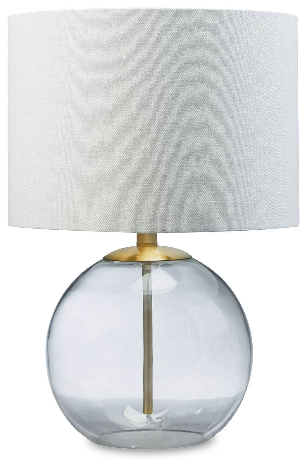 Samder - Glass Table Lamp  - White-0
