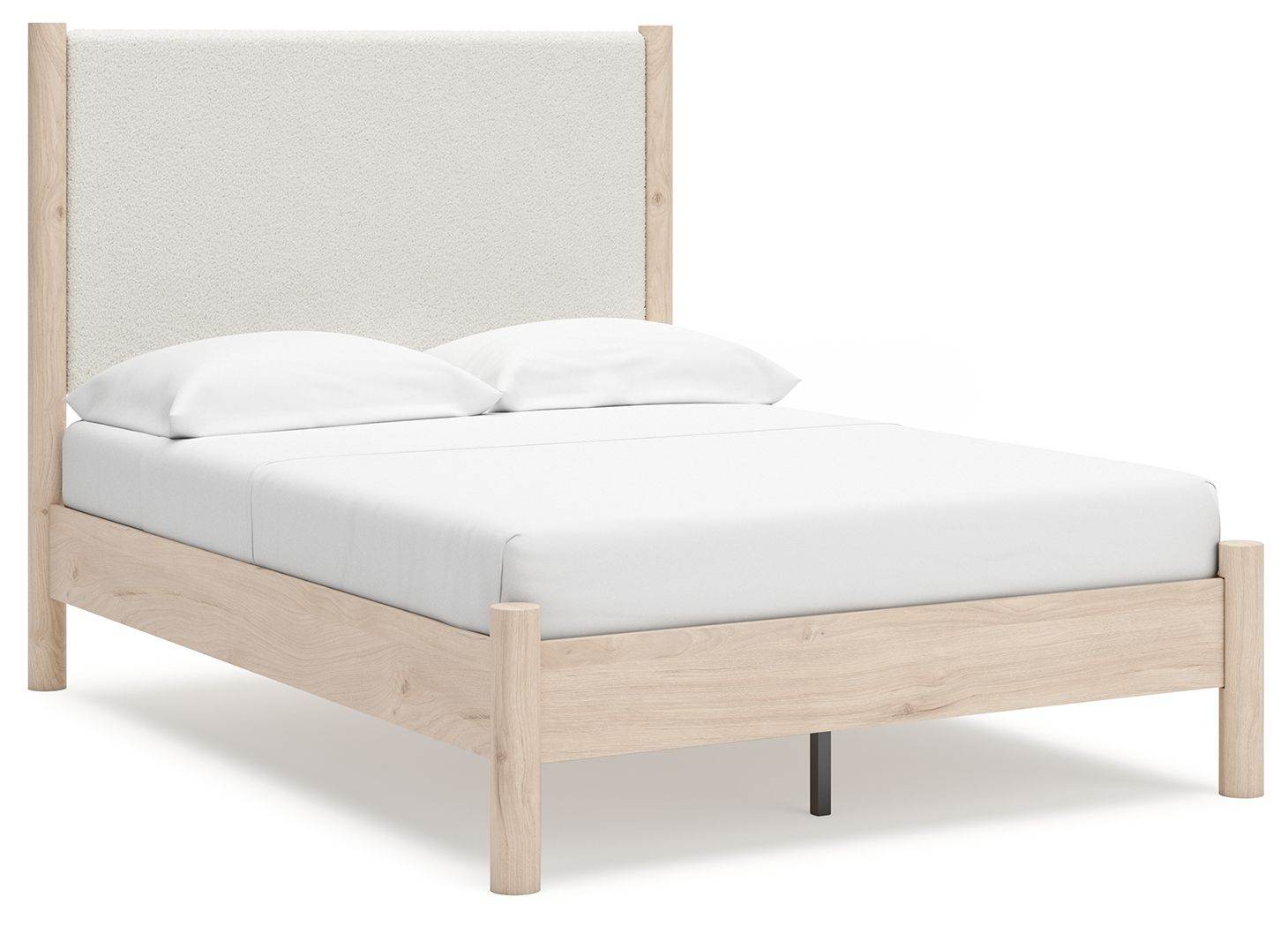 Cadmori - Upholstered Panel Bed-3