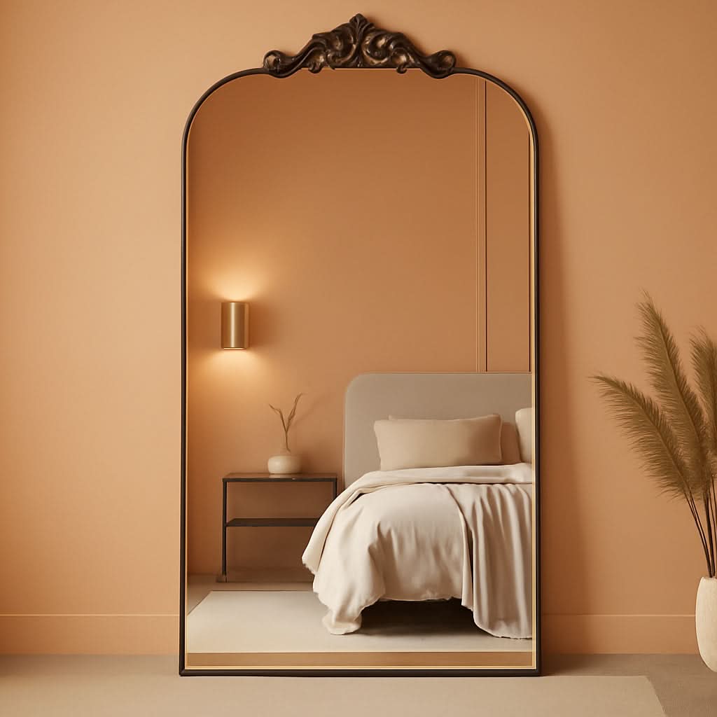 Full Length Floor Mirror 71x28 Inch Bronze For Bedroom-0