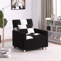 Convertible Sleeper Sofa Chair Bed, Adjustable Chair with Pillow, Multi-Functional Sleeper Chair with Soft Teddy Fabric for Living Room, Dorm, Apartment, Bedroom or Office