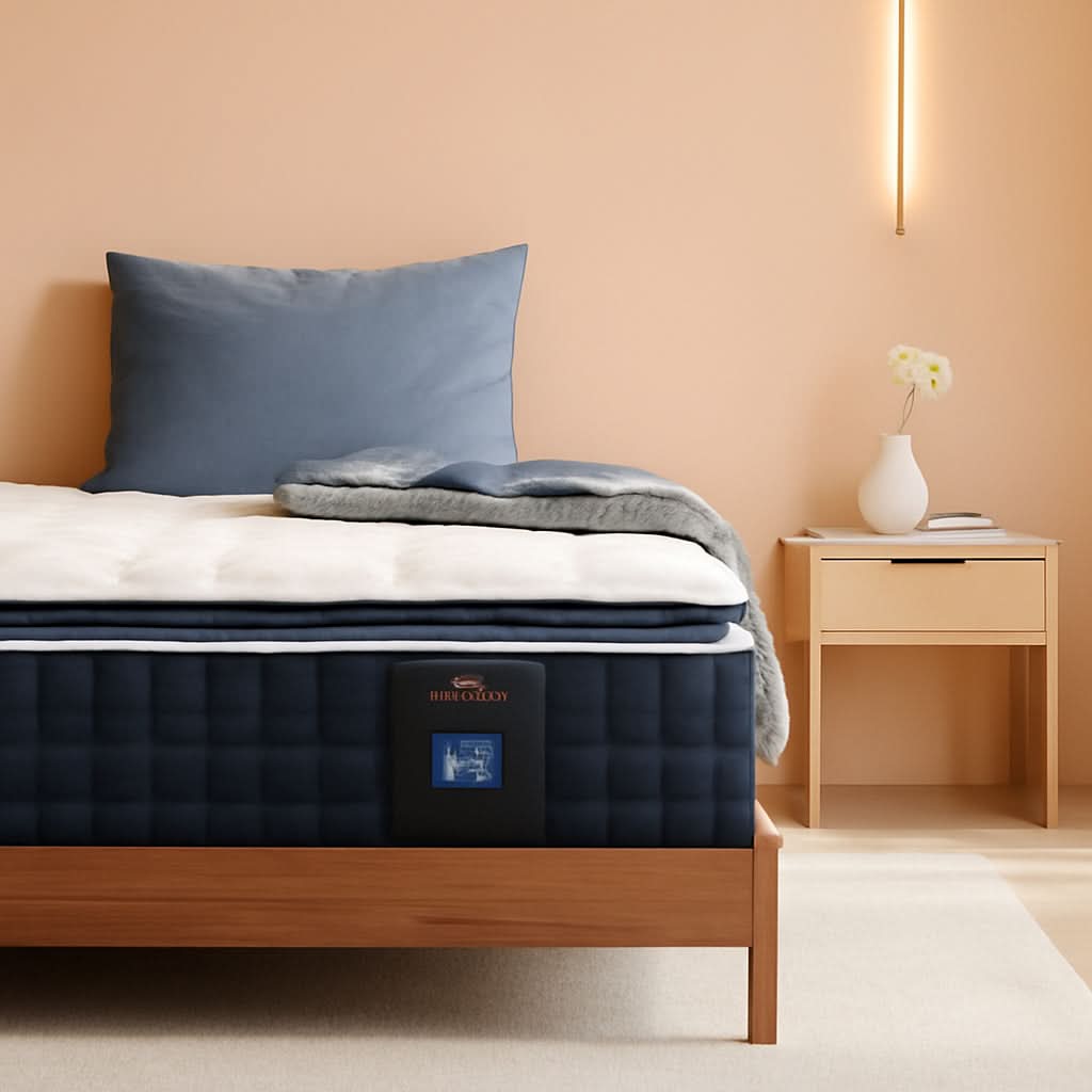 Queen Size Thermoregulating Hybrid Memory Foam Mattress-0