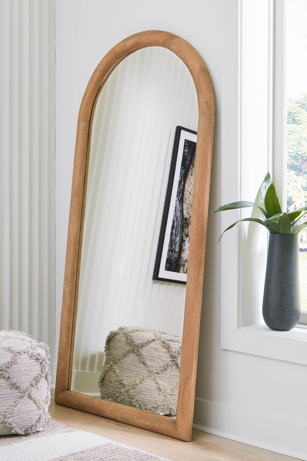 Dairville - Floor Mirror - Brown-1