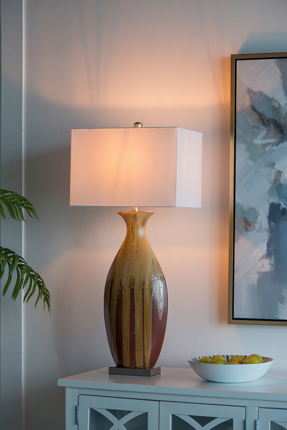 16x10.5x36' Ceramic Table Lamp