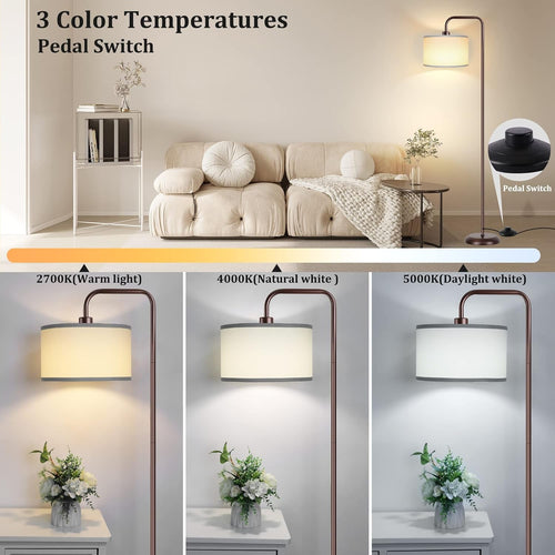 Led Floor Lamp Elegant Bronze Finishing Illumination-1