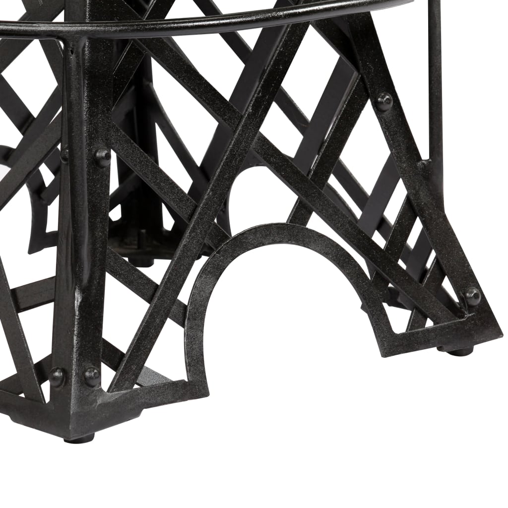 NNEVL Bar Stools 2 pcs Real Leather