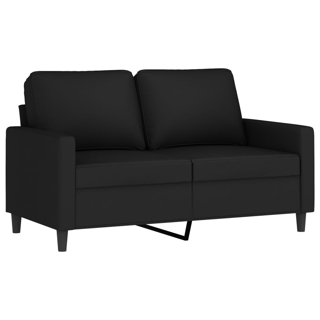 NNEVL 4 Piece Sofa Set Black Velvet-3
