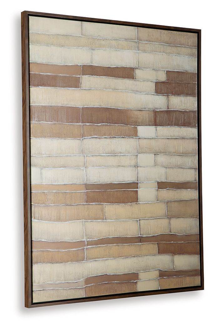 Kalanmore - Wall Art - Brown / Tan / White-2