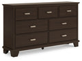Covetown - Dresser - Dark Brown-0
