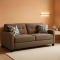 Contemporary Espresso Full Size Sofa Sleeper MemoryFoam-0