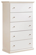 Bostwick Shoals - Five Drawer Chest - White-0