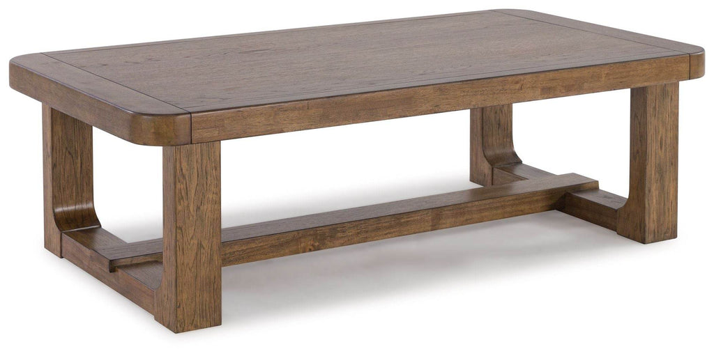 Cabalynn - Rectangular Cocktail Table - Light Brown-0