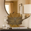 Unique Radial Rosette Decorative Vase