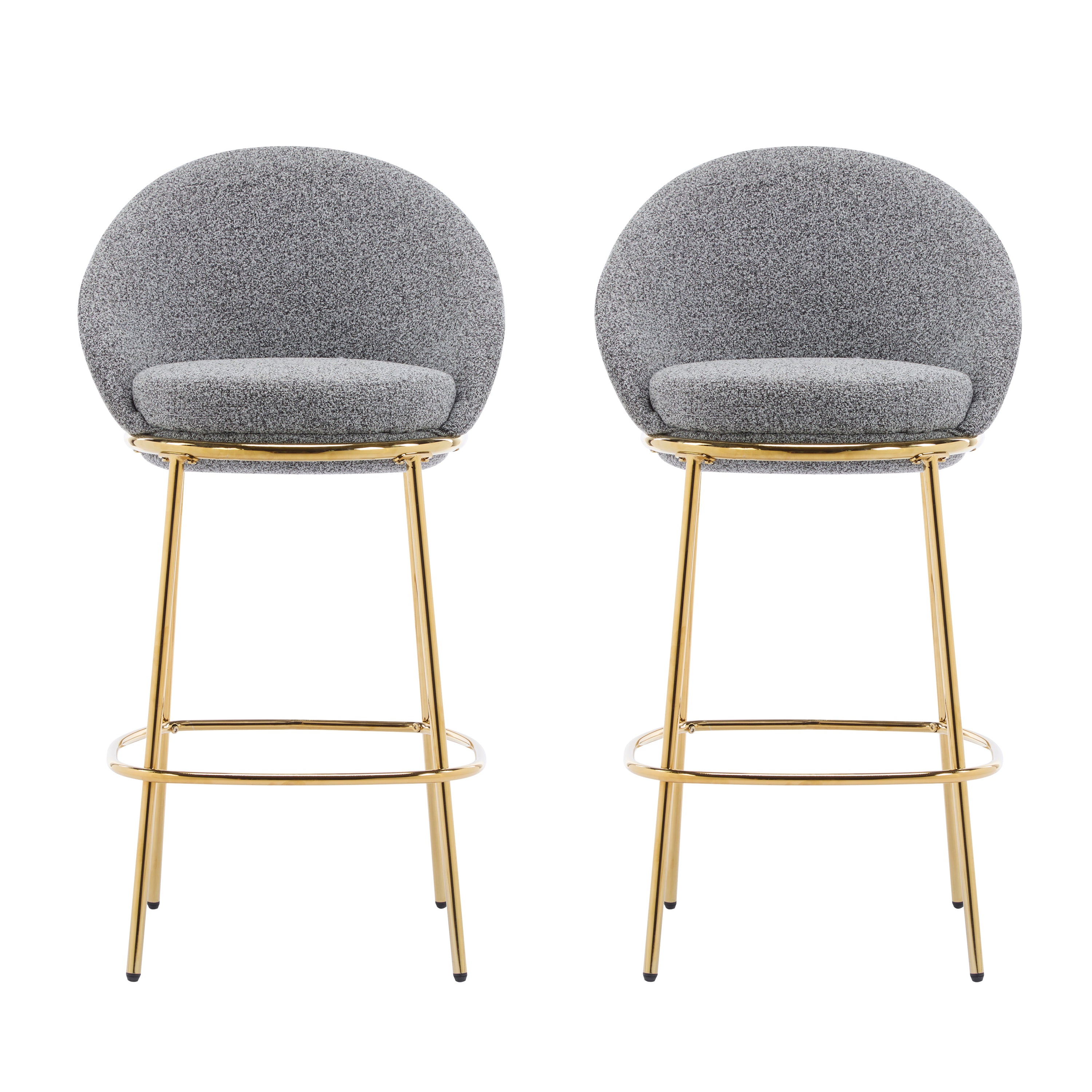 Celano Metal Upholstered Barstool