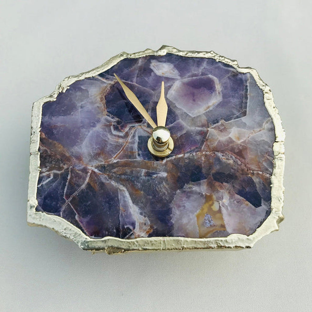 Amethyst Desk/Wall Clock/Personalised Momento-4