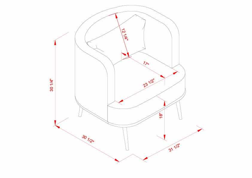 Courtisols Modern Curved Gray Accent Chair - Clearance