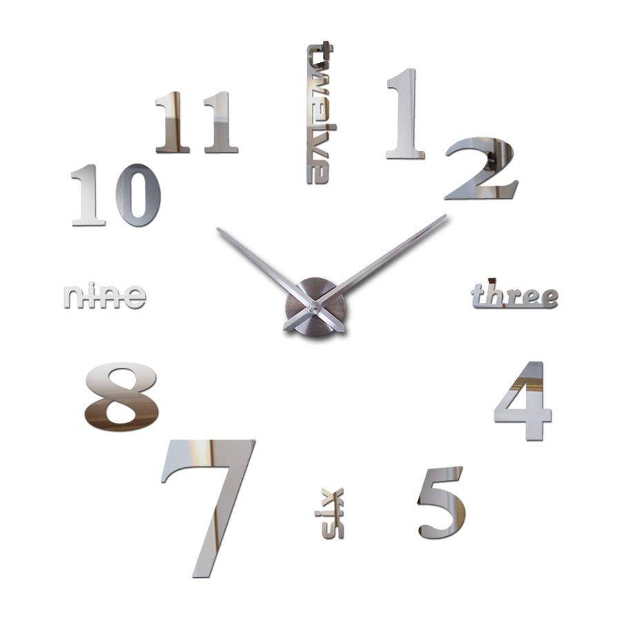 3D Wall Clock-1
