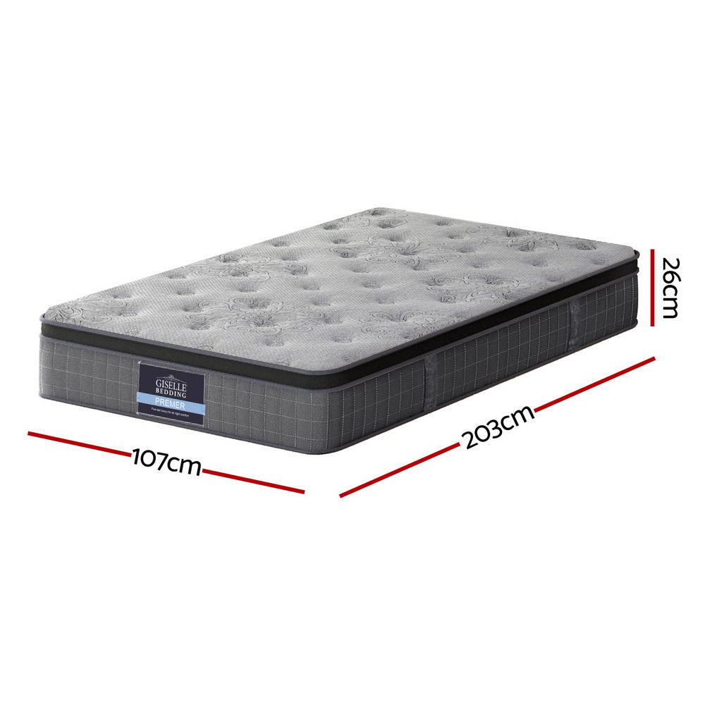 26cm Giselle Mattress King Single Latex Foam Mattresses-1