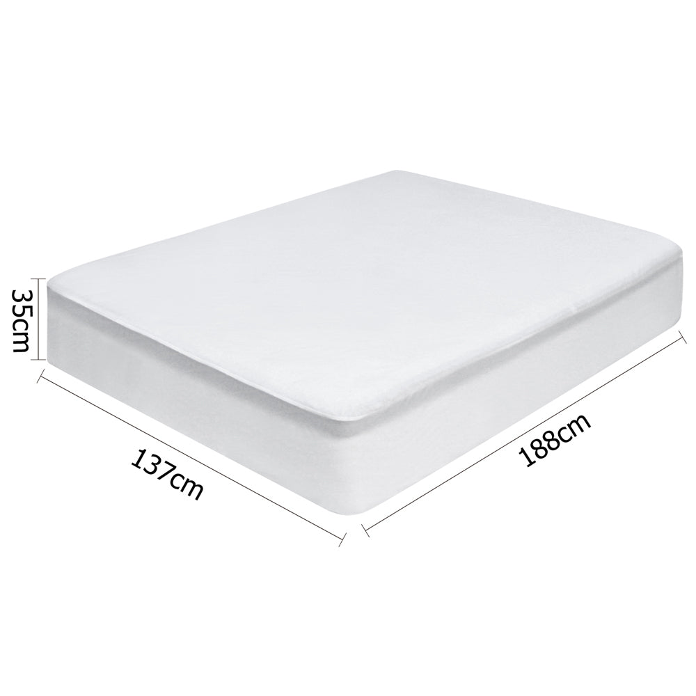 NNEDSZ  Bedding Double Size Waterproof Bamboo Mattress Protector-1
