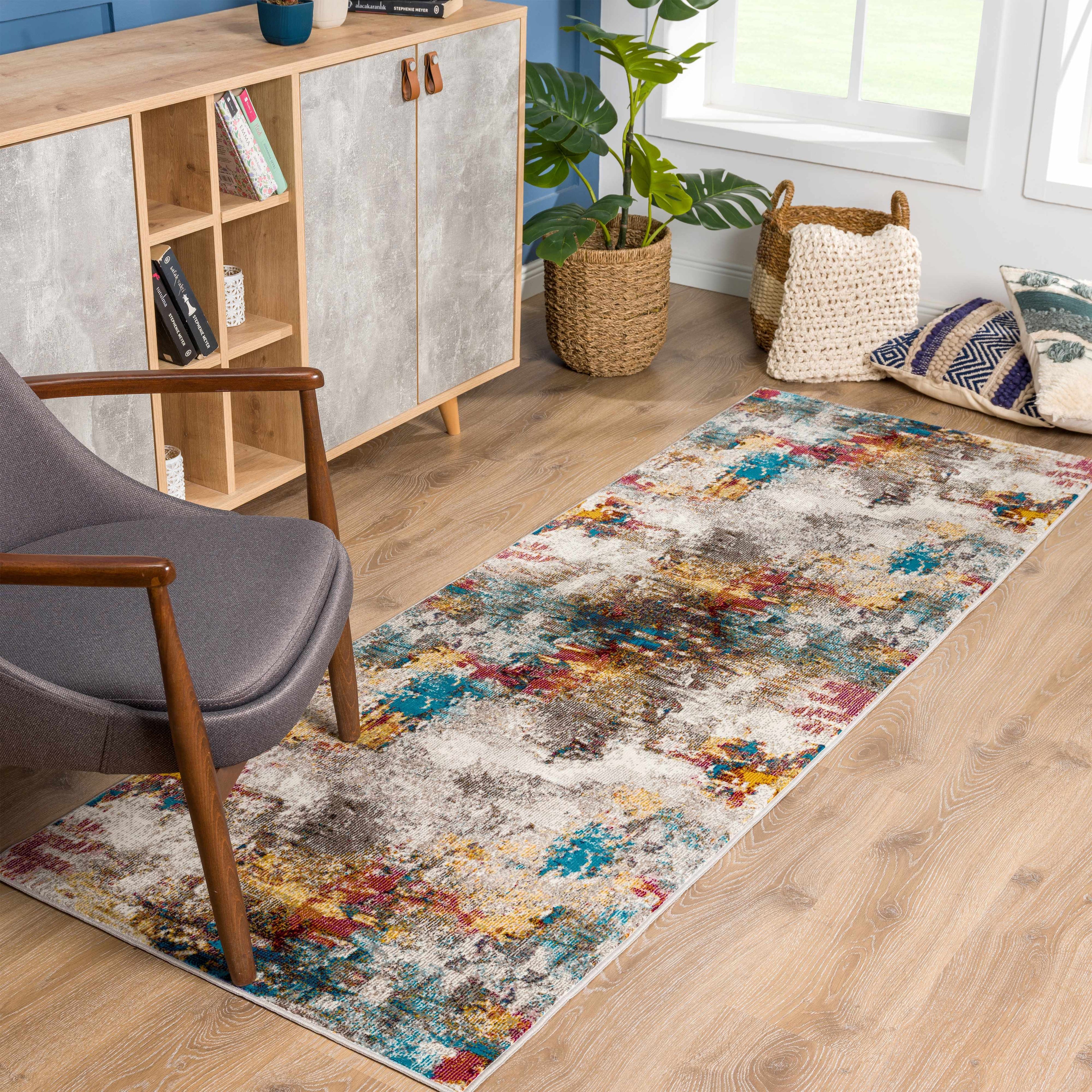 Mardin Abstract Area Rug - Clearance-2