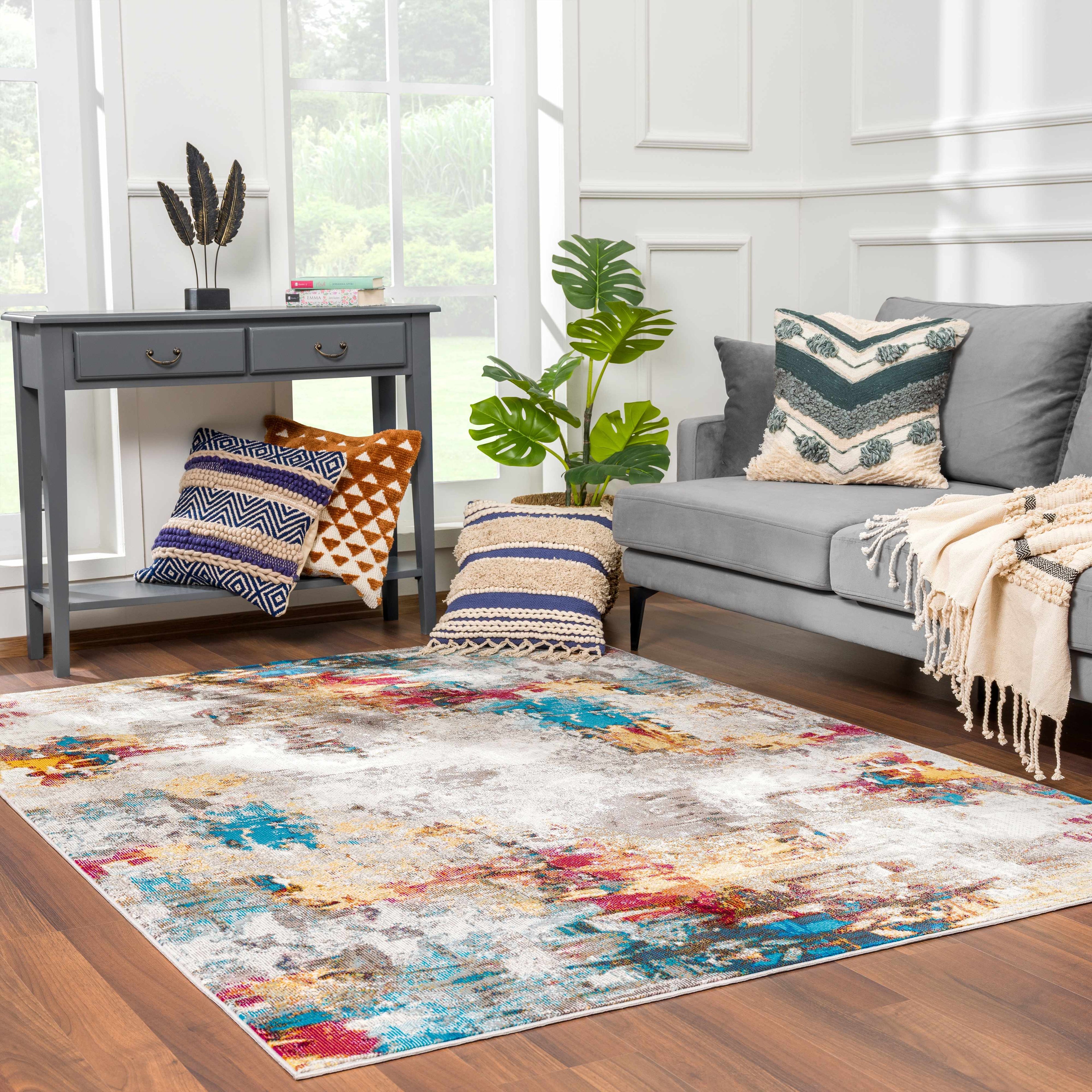 Mardin Abstract Area Rug - Clearance-1