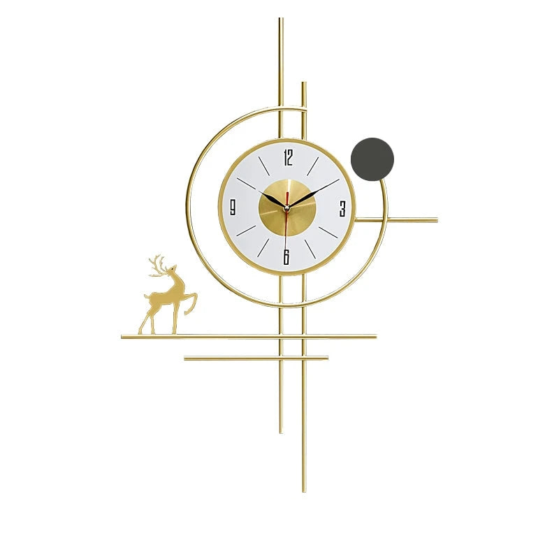 Luxury Fashion Wall Art Clock | 42x66 cm-0