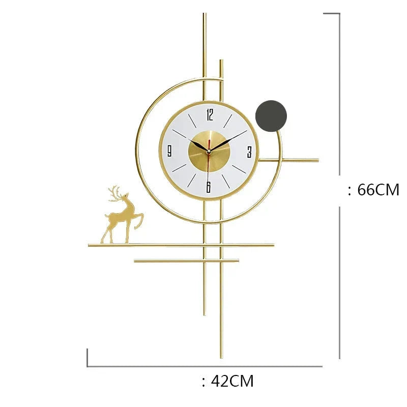 Luxury Fashion Wall Art Clock | 42x66 cm-1
