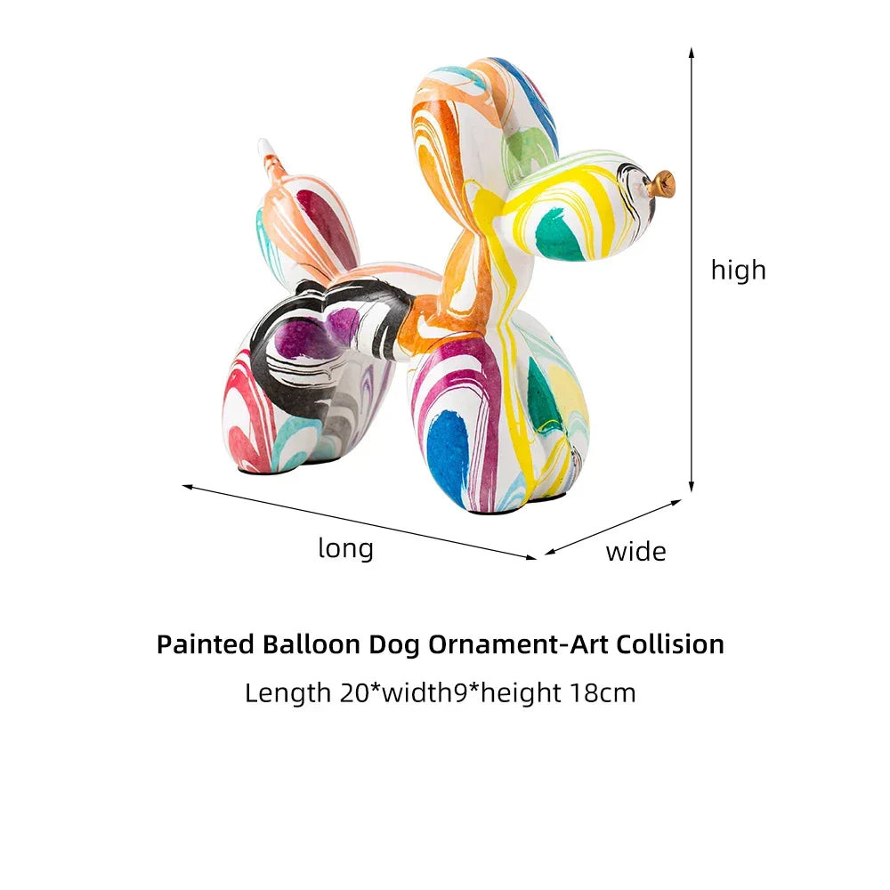 Colorful Balloons Dog Sculpture-2