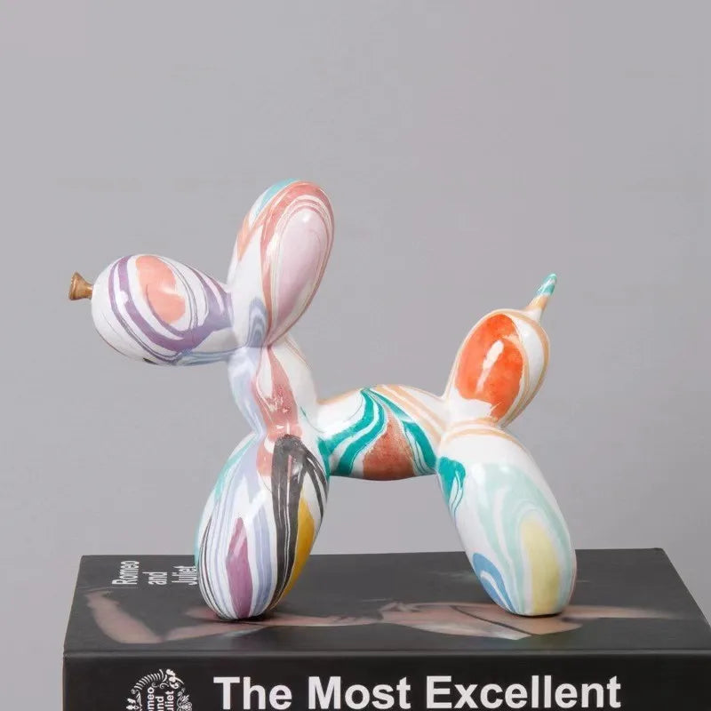 Colorful Balloons Dog Sculpture-1
