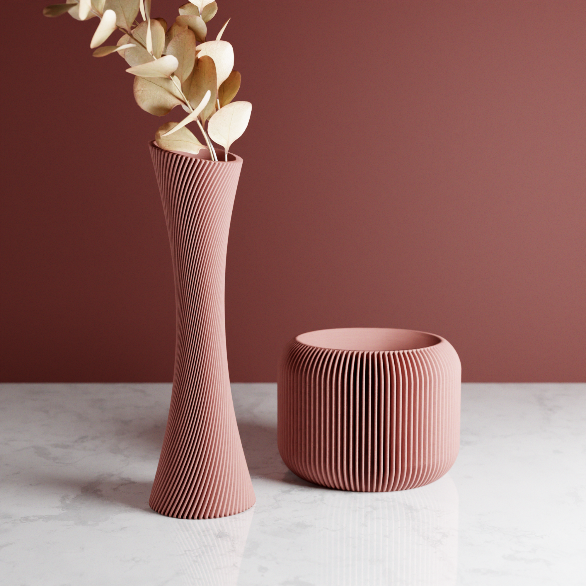 SPIRAL ROSE Vase-2