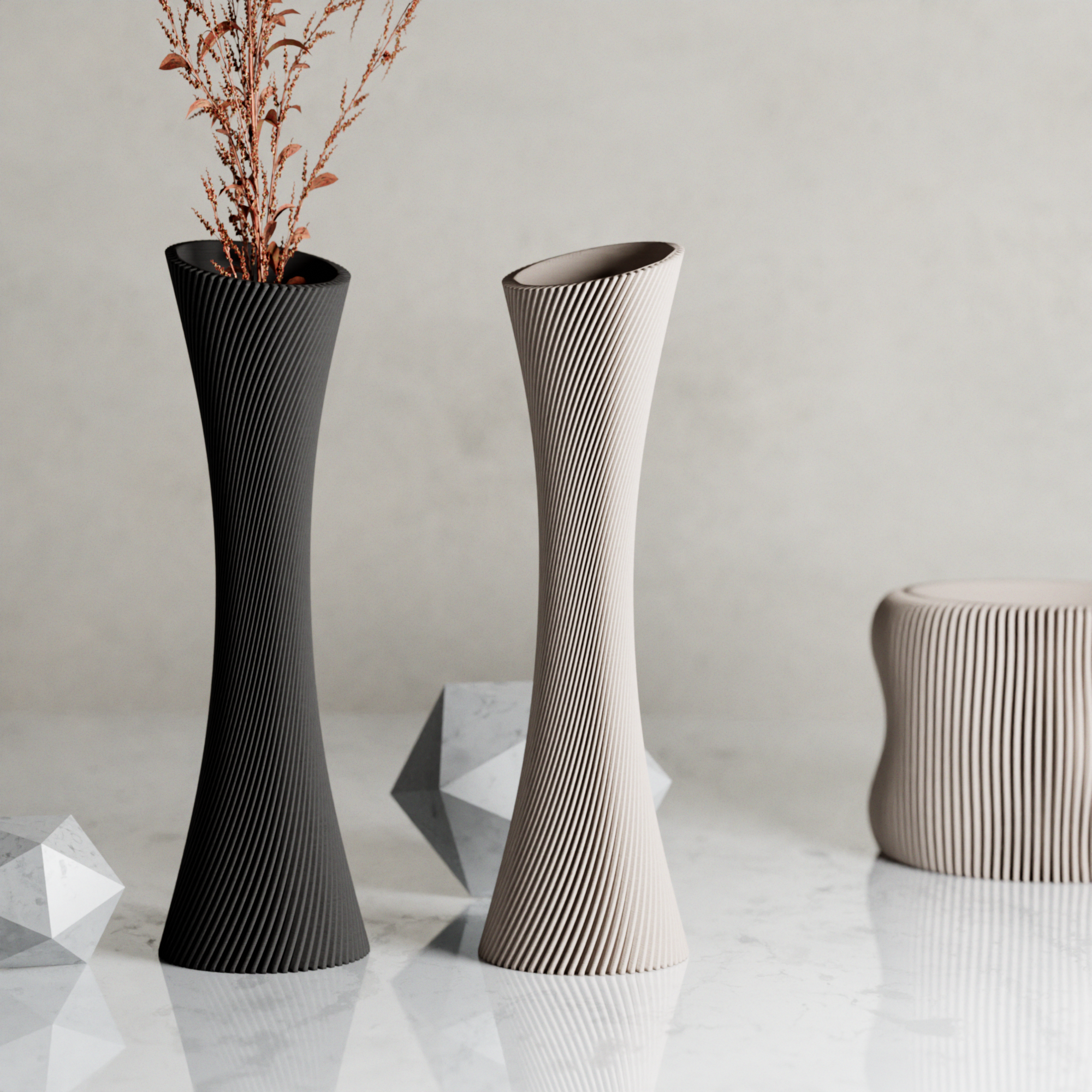 SPIRAL ROSE Vase-6