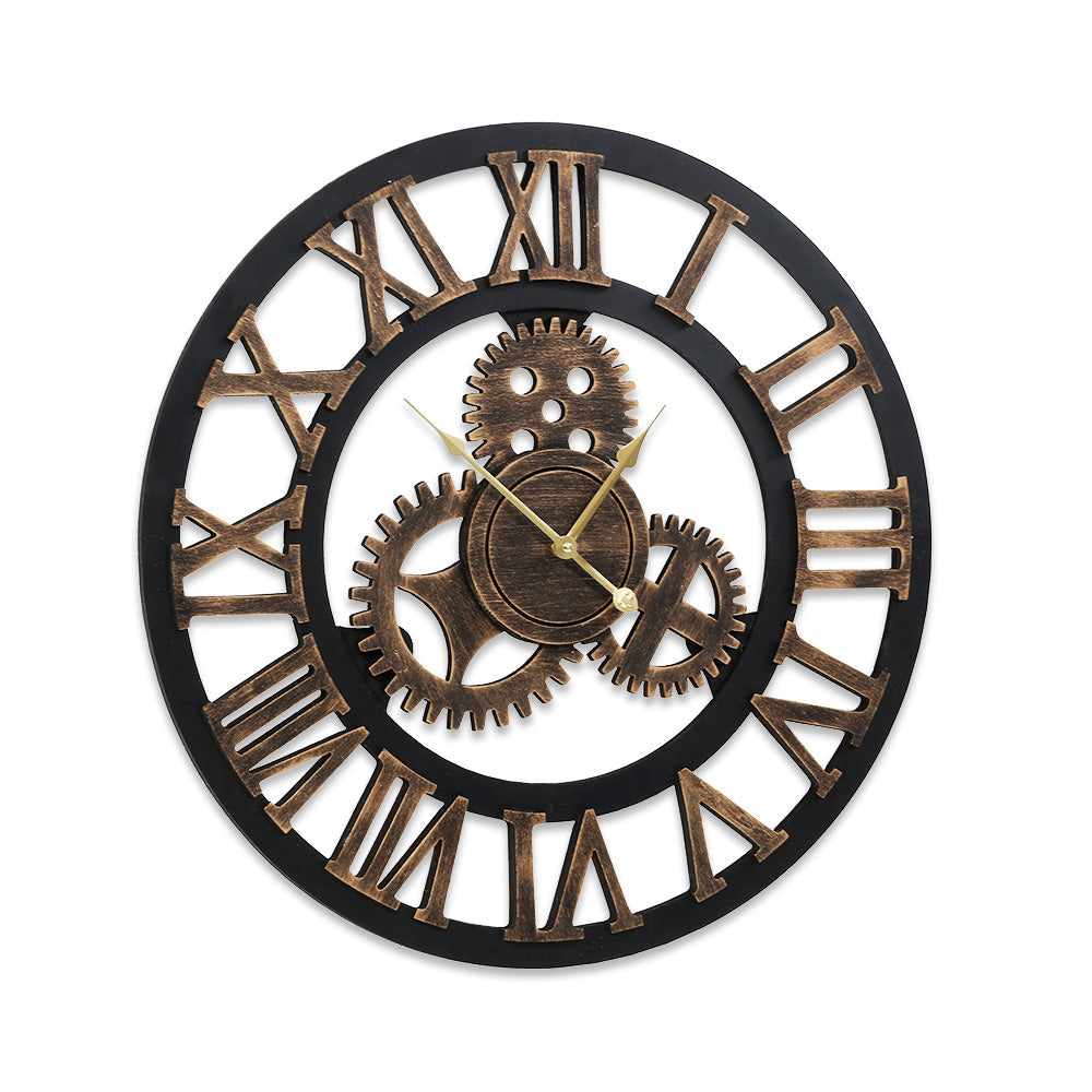 NNEDSZ Wall Clock Large Modern Vintage Retro Metal Clocks 80CM Home Office Decor-2