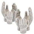 Accepting Hands Accent Cement Hand Decor
