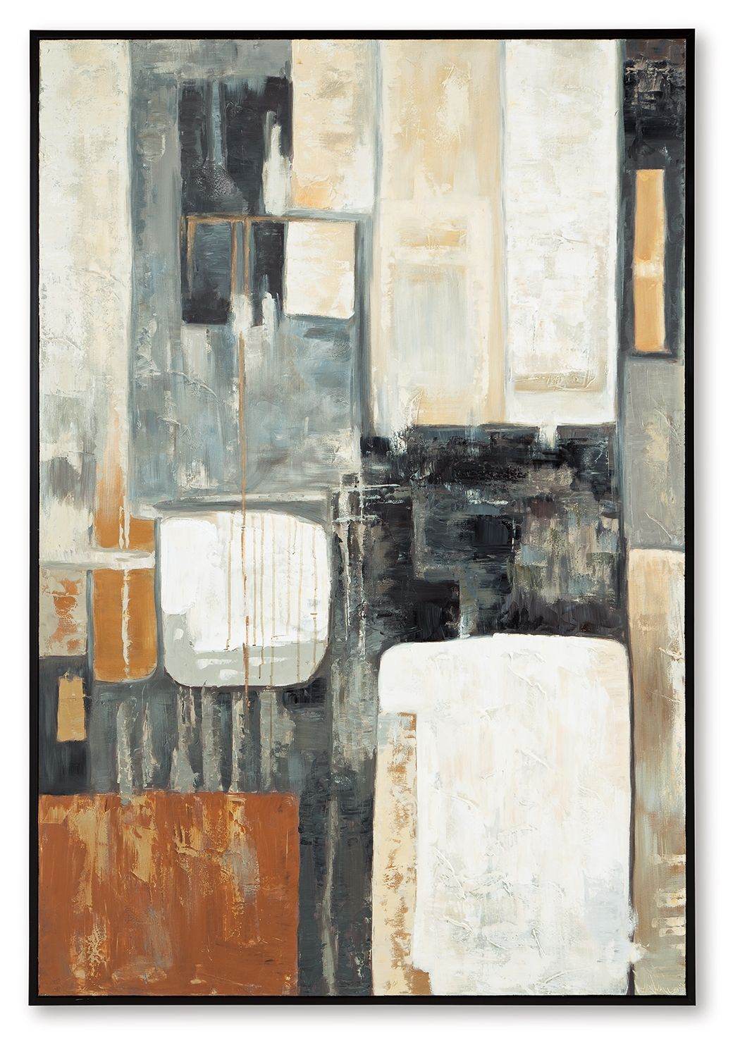 Howford - Wall Art - Brown / Black / Gray-0