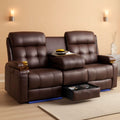Charcoal 3 Seater Convertible Recliner Sofa Massage-0