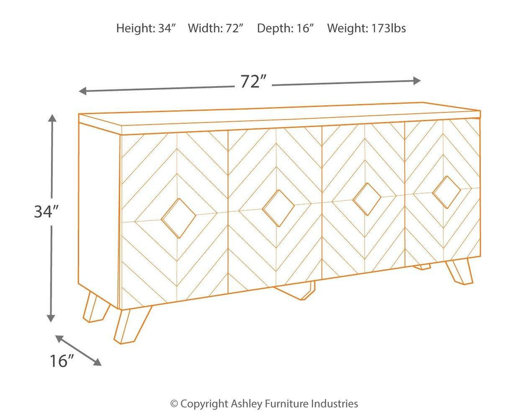 Robin Ridge - Accent Cabinet - Brown / Beige-1
