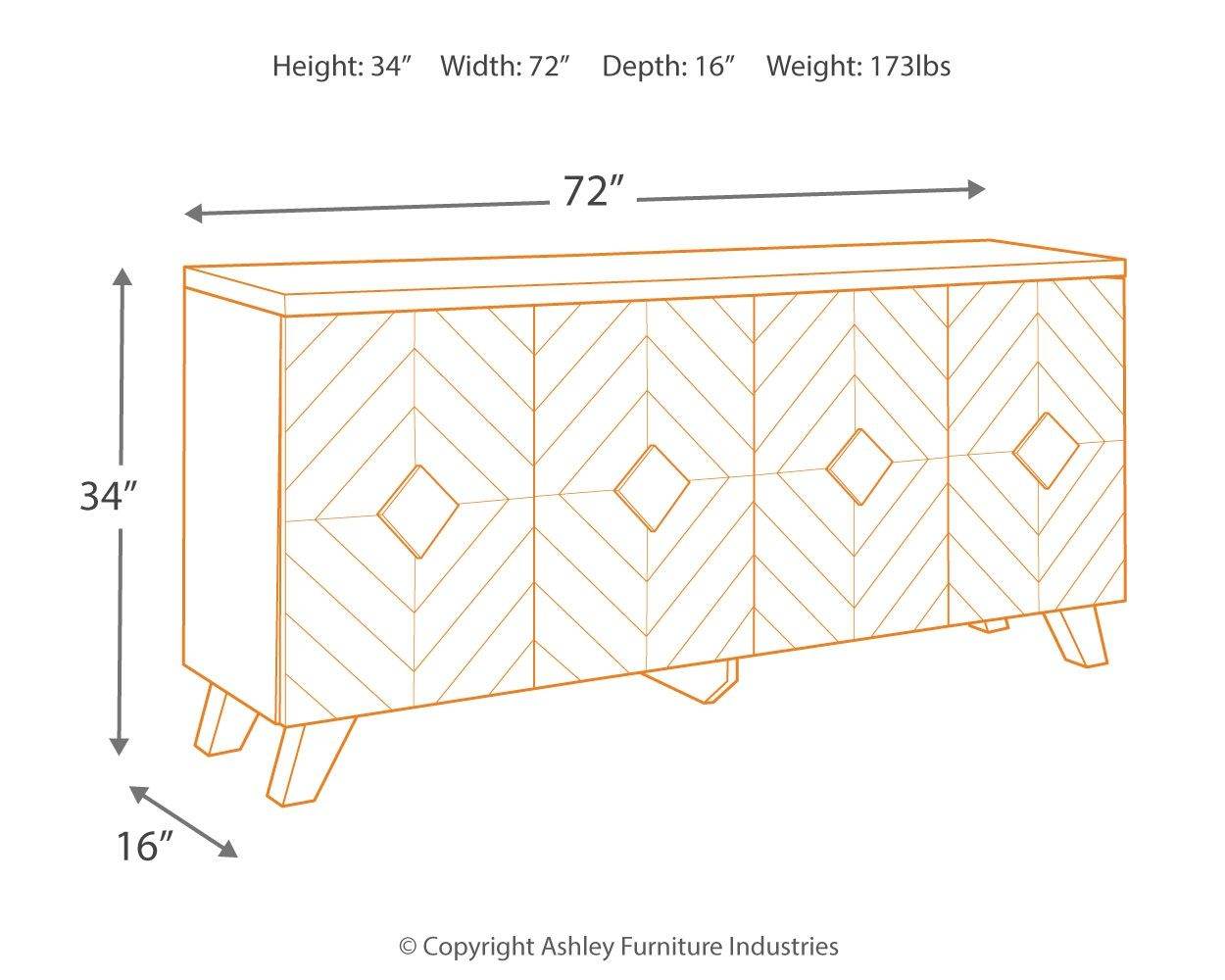 Robin Ridge - Accent Cabinet - Brown / Beige-1