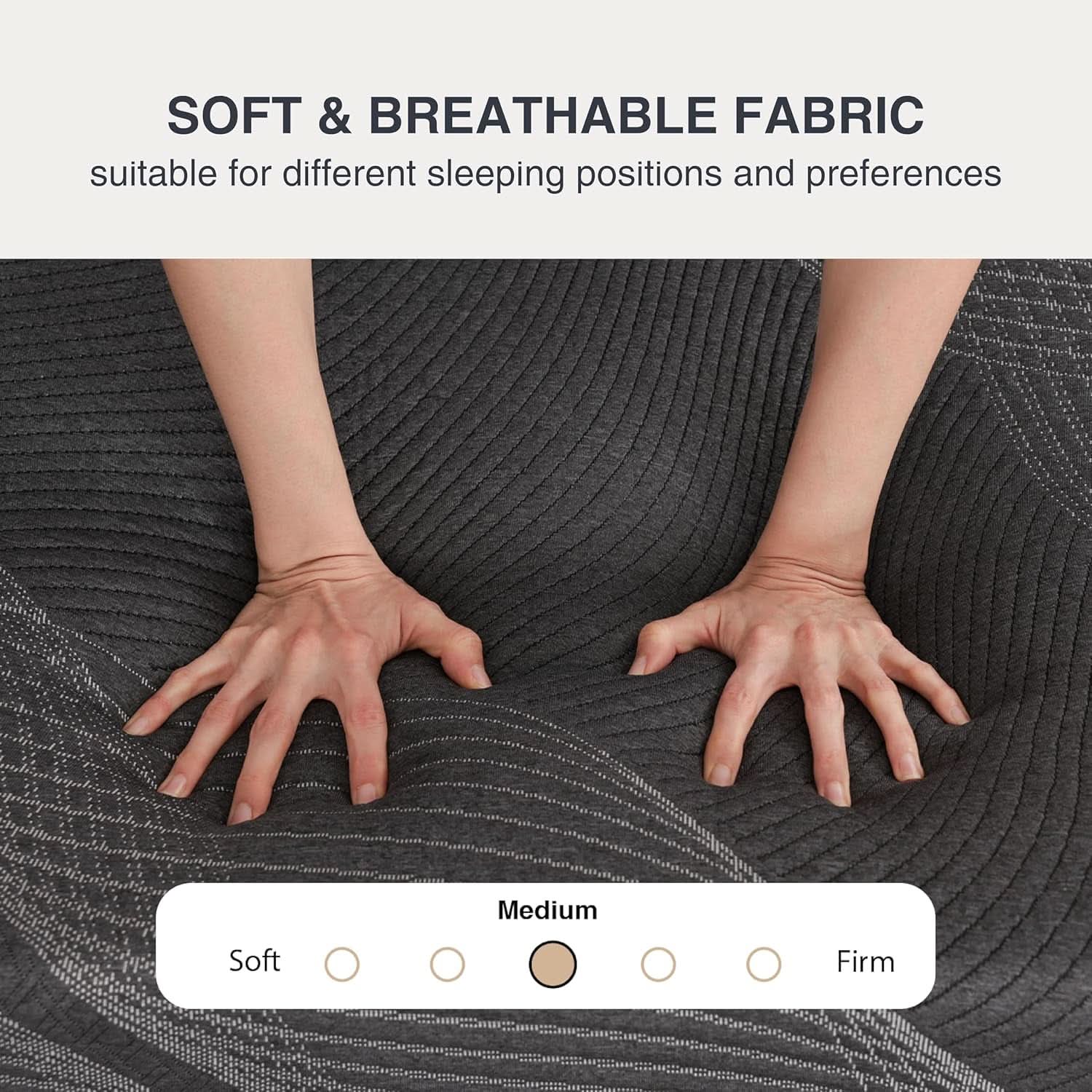 Queen Size Gel Memory Foam Mattress Thermoregulating-4
