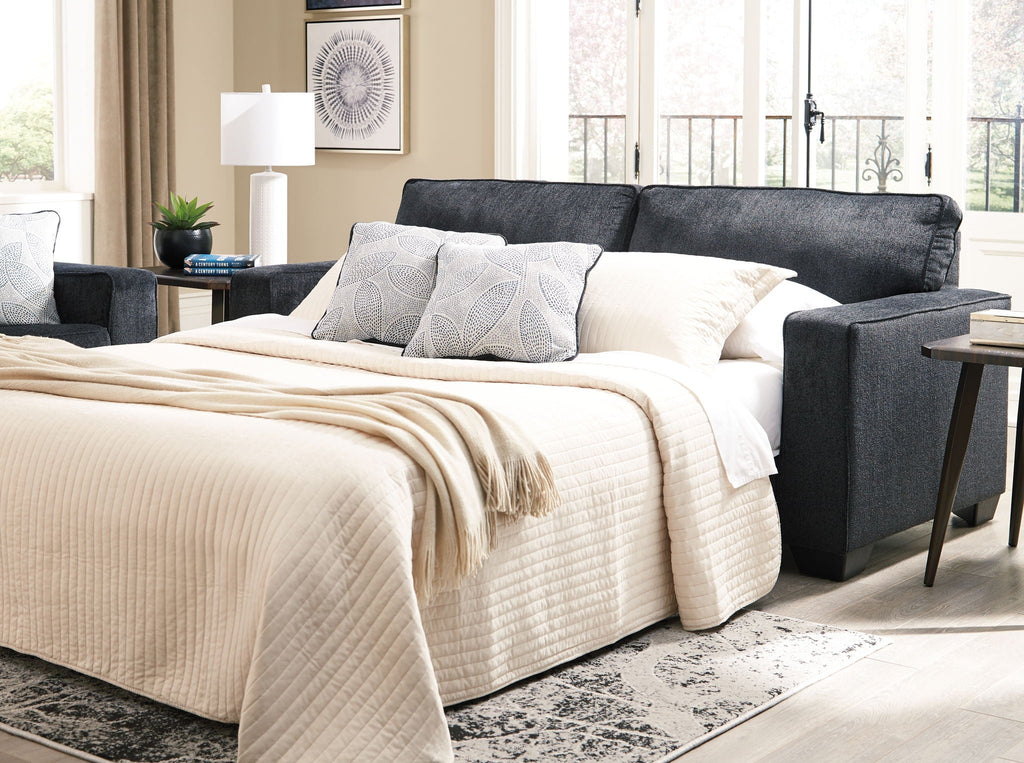 Altari - Queen Sofa Sleeper - Fabric - Slate-2