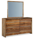 Dressonni - Dresser And Mirror - Brown-0