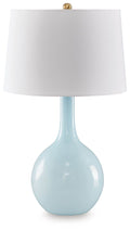 Rylanton - Glass Table Lamp - Aqua-0