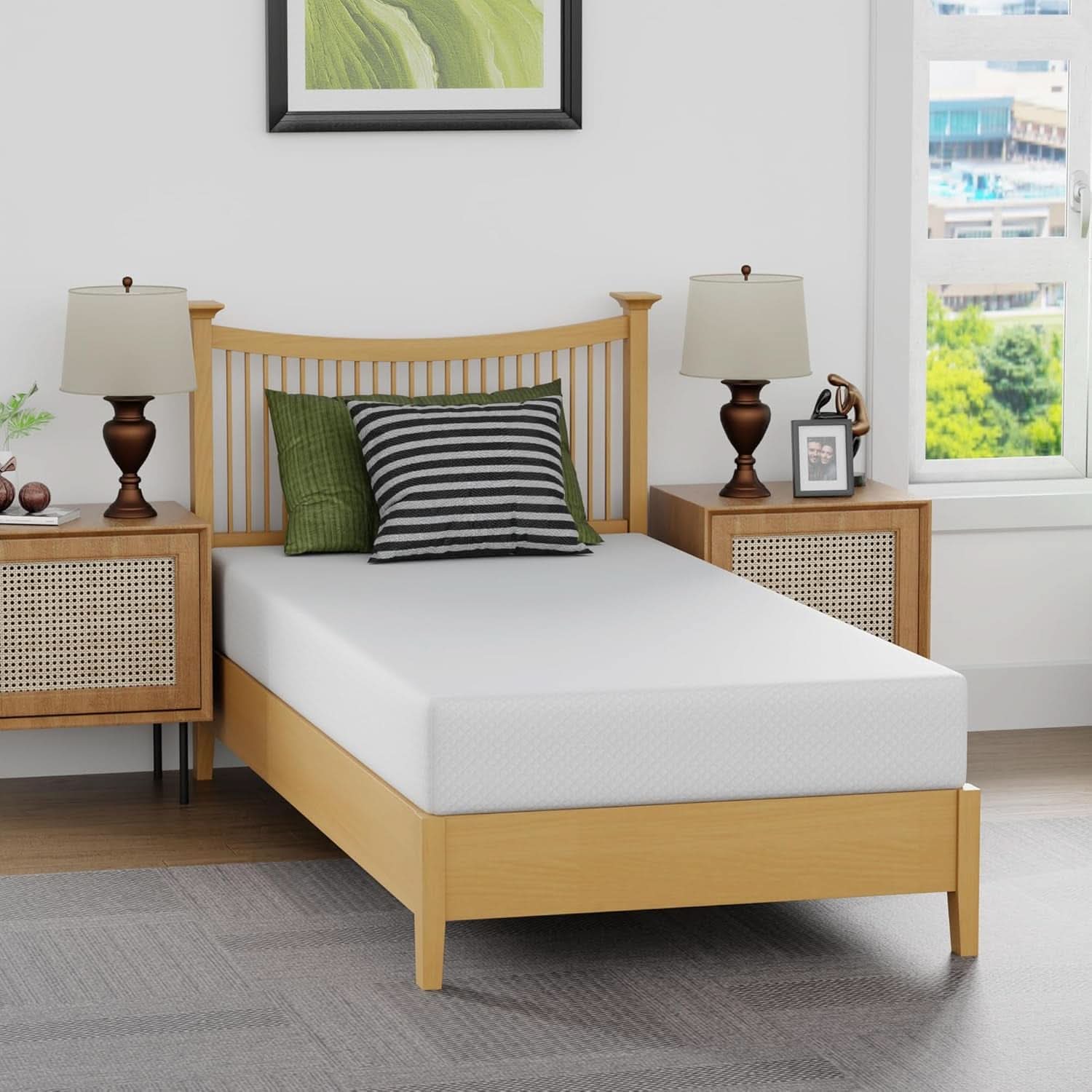 Gel Memory Foam Twin Mattress for Cool Sleep-2