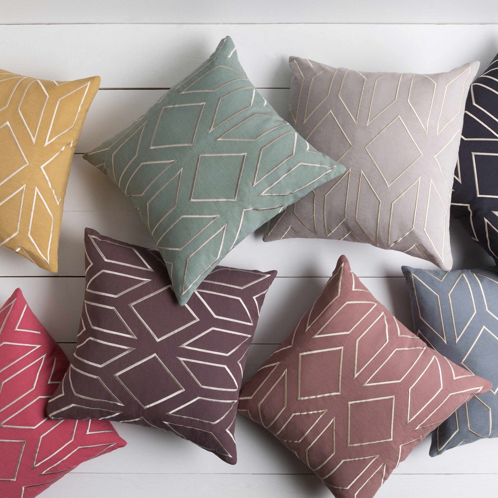 Mounds Pink Geometric Accent Pillow - Clearance