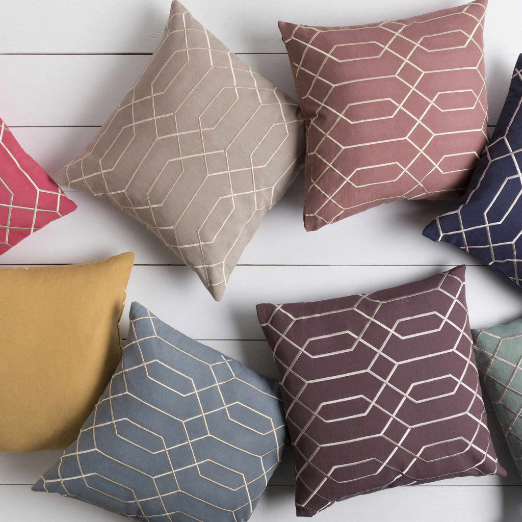 Kunle Mustard Geometric Accent Pillow - Clearance