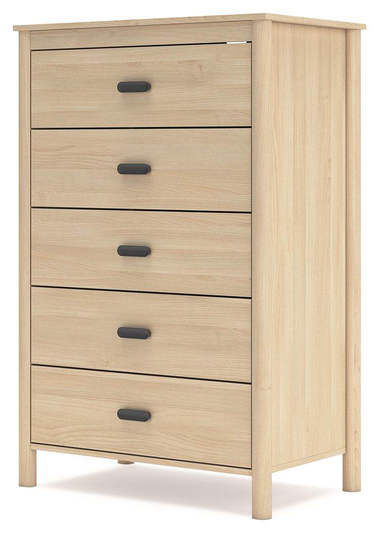 Cabinella - Five Drawer Chest - Tan-2