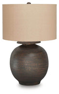 Carlenbury - Metal Table Lamp - Antique Brown-0