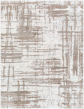 Broulee Abstract Striped Plush Rug-0