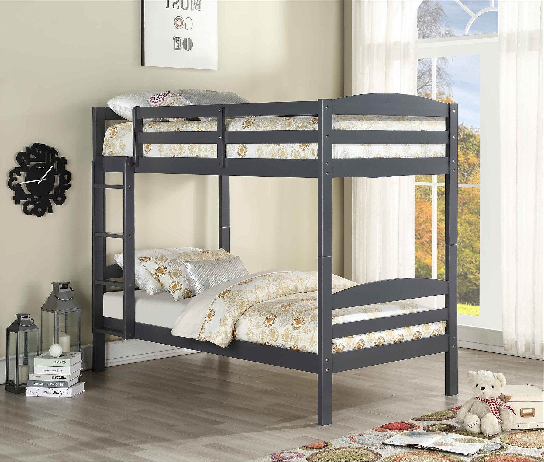 Haven Single over Single Bunk Bed - Solid Wood-1