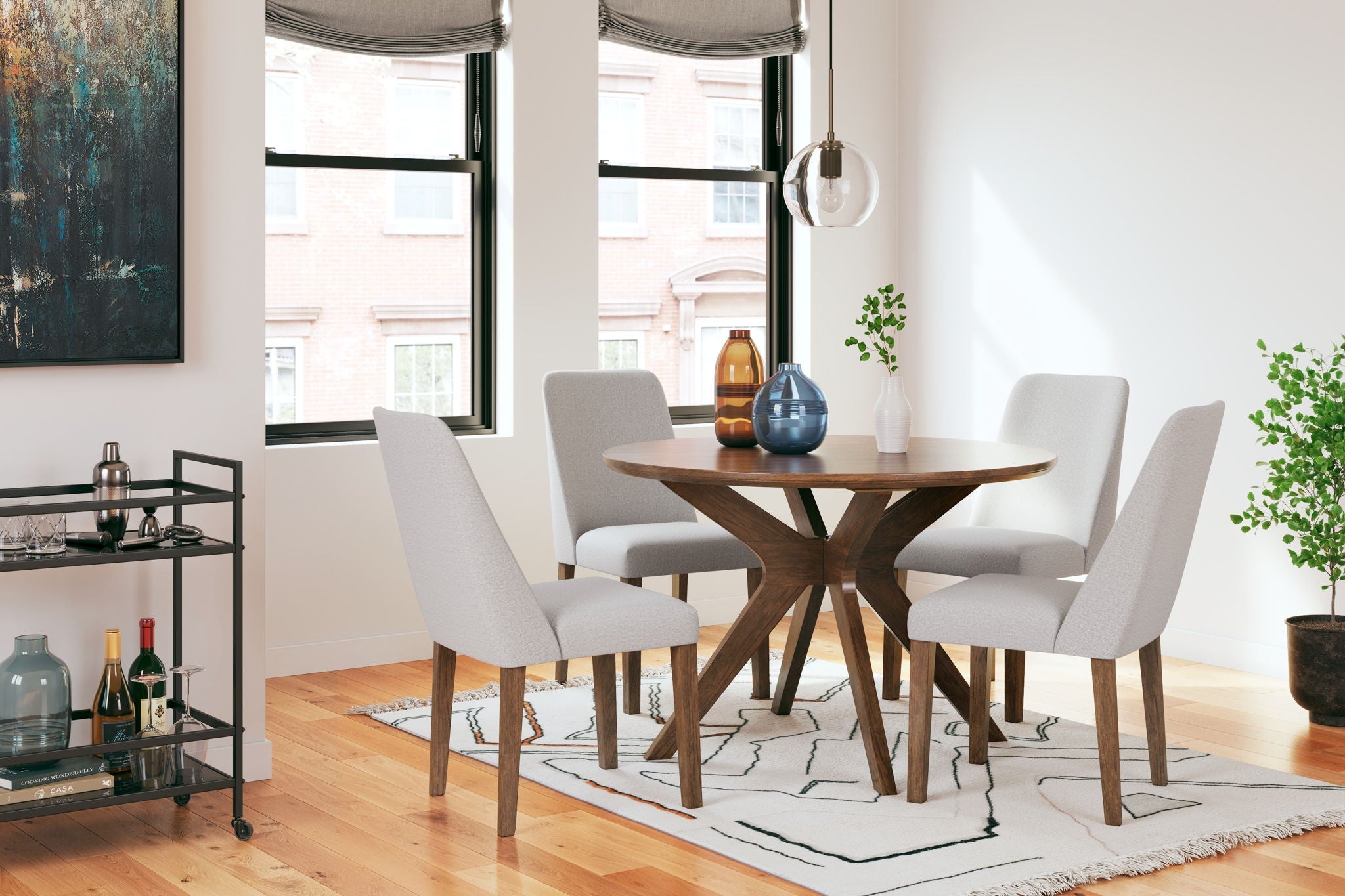 Lyncott - Dining Room Table Set-0