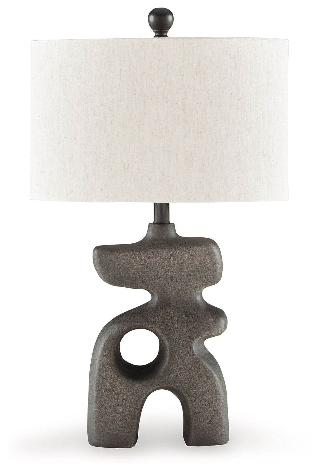 Danacy - Paper Table Lamp - Distressed Black-0