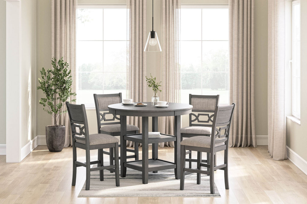 Wrenning - Drm Counter Table Set (Set of 5) - Gray-1